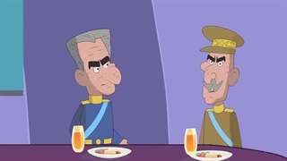 انیمیشن طنز 'کی به کیه؟' شاه و رضا شاه