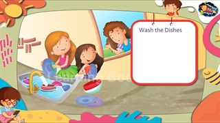 Wash the dishes - PYL4 - آموزشگاه زبان شایان