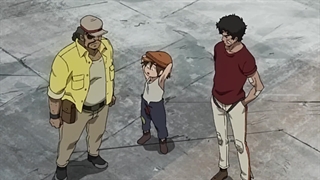 انیمیشن مگالوباکس( megalo box ) فصل اوّل قسمت ۴ دوبله فارسی