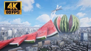 برش دومینو هندوانه دیوانه