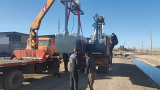 بارگیری گاوصندوق جواهرات فروشی ویترینی به شهر زیبای آستارا