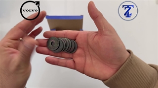 واشر فلزی لوله هواکش پشت اتاق اصلی ولوو - زدتراک