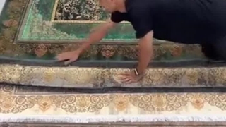 فرش ابریشم ماشینی باغ پرندگان 1200 شانه در رنگ‌بندی متنوع و جذاب