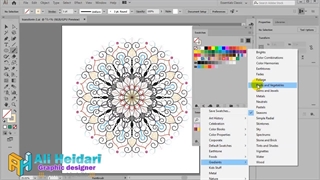 طرح های ماندالا در ایلاستریتور