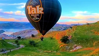 پرواز بالن کنار سد دز