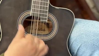 تست صدای  گیتار حرفه ای پالادو پیکاپدار مدل PALLADO-CG90-EQ