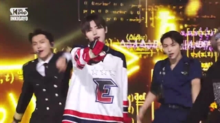 اجرای آهنگ "ParadoXXX Invasion" انهایپن در Inkigayo