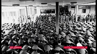 ورود رهبر انقلاب و اجرای سرود جمهوری اسلامی در دیدار فرماندهان نیروی هوایی- ۱۴۰۳/۱۱/۱۹