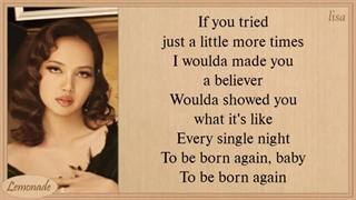 لیریک آهنگ born again از لیسا و دوجا کت و ری