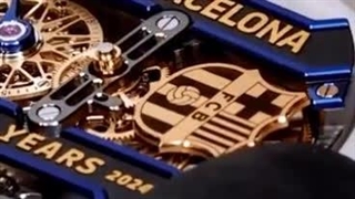 ساخت یه ساعت لاکچری با لوگوی بارسا