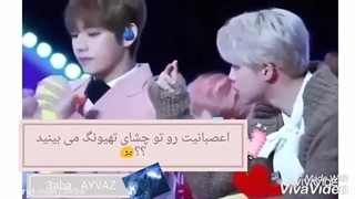 وقتی تهیونگ به جیمین بی محلی میکنه 