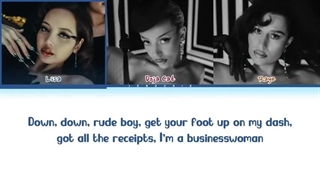 LISA - BORN AGAIN feat.Doja Cat & RAYE Color Coded Lyrics