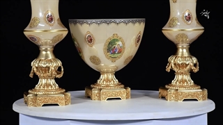 میوه‌خوری سه تیکه طرح کلاسیک پارس لوستر فراهانی