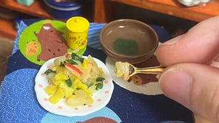 برنج سرخ شده [مینیاتور خوراکی]