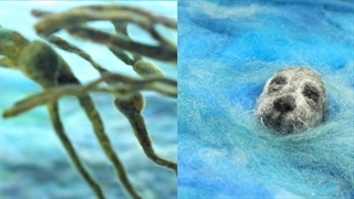 انیمیشن آب با پشم 