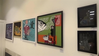 گالری‌گردی در تهران | مرکز فرهنگی عرش آجودانیه - نیما نصیری خبرنگار هنری