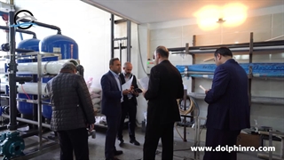 بازدید شرکت نفت از کارگاه شرکت دلفین دریای آرام تولید کننده دستگاه های تصفیه آب صنعتی dolphinro.com