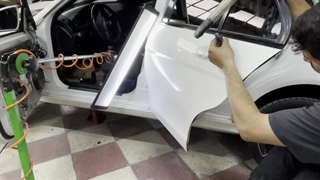 رفع خط و خش‌های خودرو بدون نیاز به رنگ با روش صافکاری PDR