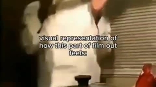 حسی که این پارت از اهنگ film out داره: