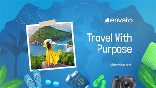 دانلود پروژه آماده پریمیر پرو اسلایدشو سفر Travel Slideshow