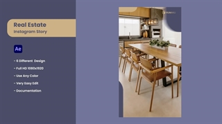 پروژه افتر افکت استوری اینستاگرام مشاور املاک Instagram Real Estate Stories