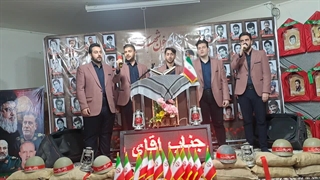 گروه سرودمولا در یادواره شهدای روستای زفره بهمن ماه ١۴٠٣ مسجد و حسینیه الغدیر