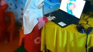 دختران کودکستان غنچه های عفاف(3)