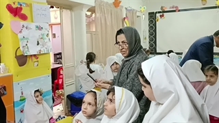 دختران کودکستان غنچه های عفاف (4)