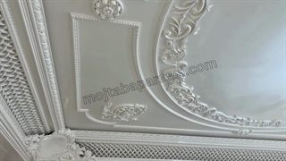 گچبری دورلامپ پذیرایی - گچبری مجتبی پارسایی 09121671980