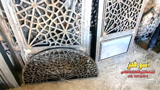 این پنجره گره‌چینی امنیت و زیبایی رو با هم داره! 09129179906