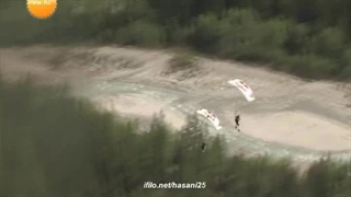 چتر بازی خطرناک و هیجان انگیز