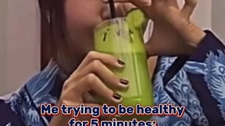 من وقتی تصمیم می‌گیرم چیزای سالم بخورم: