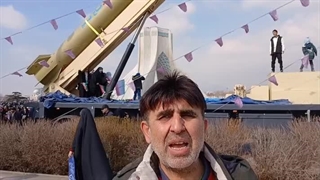 صحبت های آقای مهدی عیوضی در 22 بهمن 1403 در جوار نمایشگاه موشکی