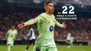 فرمین لوپز | 22 گل و پاس گل