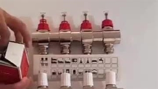 کلکتور فلومتر دار گرمایش از کف ترموستاتیک + شیر برقی نیوپایپ :» واچارپایپ