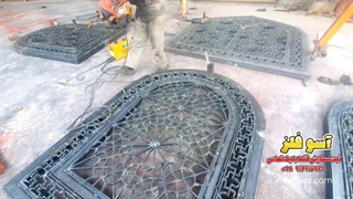 هنر پنجره گره‌چینی فلزی رو توی این ویدیو ببین! 09129179906