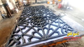 ساخت پنجره گره چینی فلزی با دقت میلیمتری! 09129179906