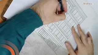 اسکیس -طراحی نمای ساختمانی