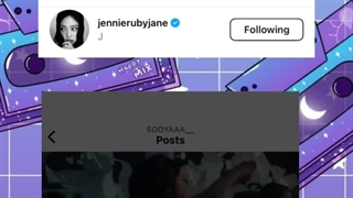 رزی برای جیسو کامنت گذاشته و جنی لایک کرده ( ترجمه نوشته ها در توضیحات)