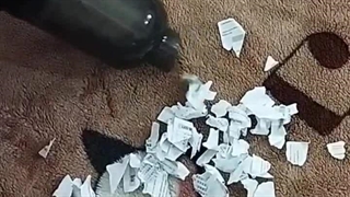 ویدیو تست جارو برقی شارژی ماشینی دمنده و مکنده