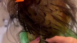 فیلم آموزشی مش کلاهی در آموزشگاه آرایشگری مریم سعیدی