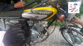 آموزش کمپرس گیری موتور 125 - آموزشگاه تعمیر موتورسیکلت