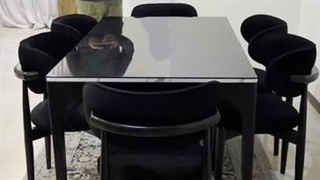 میز ناهار خوری 6 نفره مینیمال