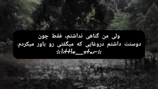 ☆دروغاتو باور میکردم چون دوستت داشتم☆