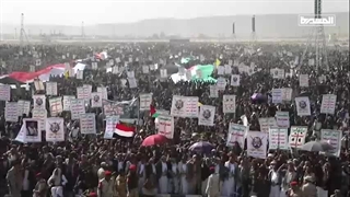 راهپیمایی شهر صعده یمن در حمایت از مردم مظلوم فلسطین