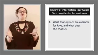 English for Tourism Professionals: Language Lesson: Dialogue 3 Review