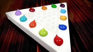 نقاشی ساده برای مبتدیان || نقاشی اکریلیک برای مبتدیان