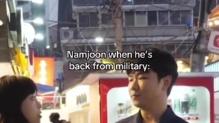 نامجون به محض این‌که سربازی‌ش تموم شه، توی اولین مصاحبه‌ش: