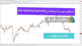 دانلود اندیکاتور سوپر ترند غیر اصلاحی (Non Repainting Supertrend) متاتریدر5/4