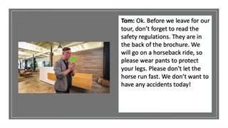 English for Tourism Professionals: You Try It: Speaking Practice with Dialogue 5 Part 2